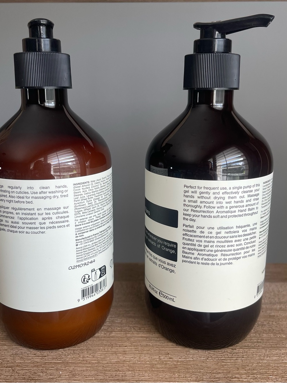 Aesop Resurrection Hand Wash & Balm Set | Citrus & Woody Duo NEW 16.9 Oz Luxury - Picture 3 of 10